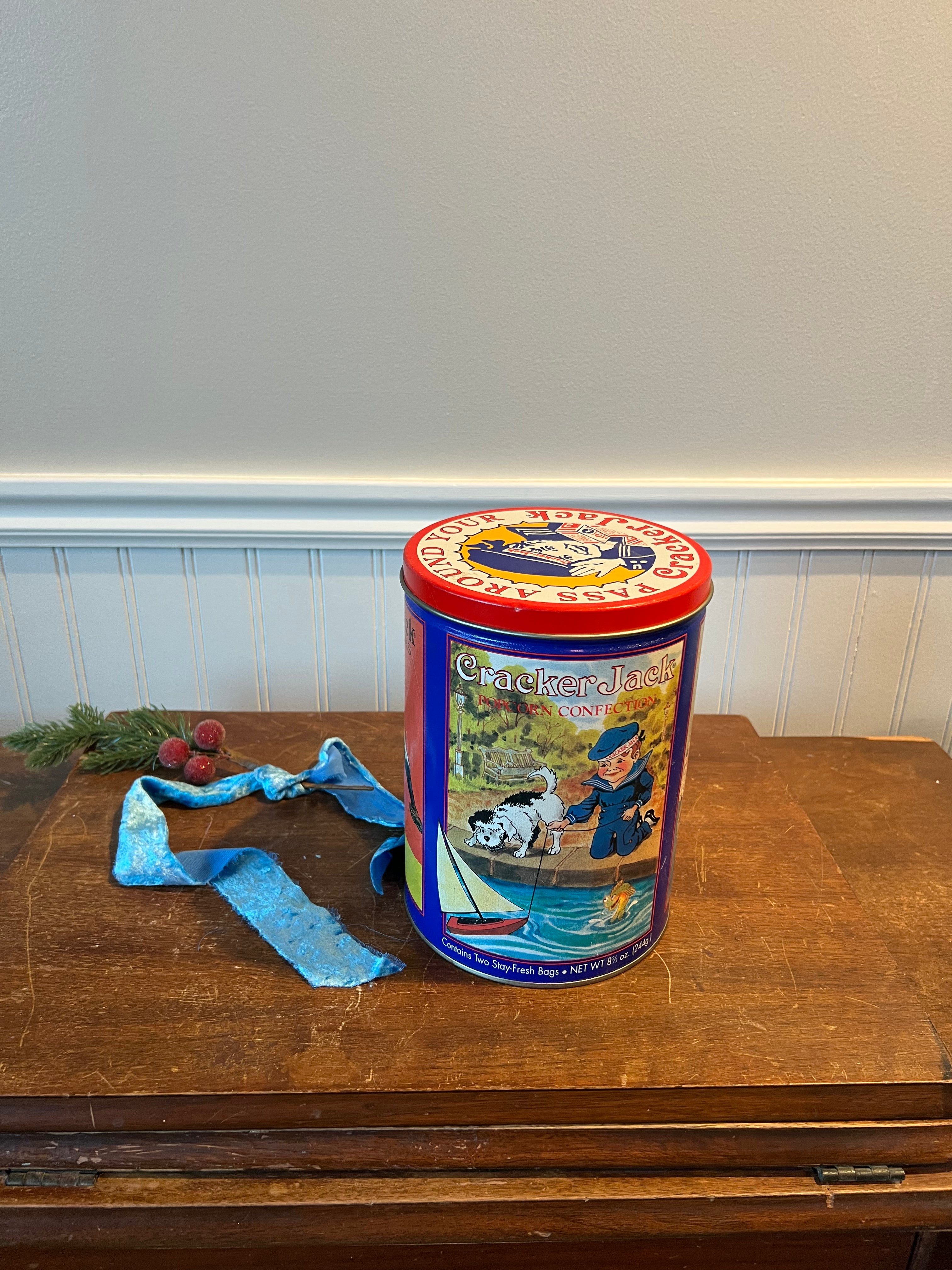 Vintage Cracker jack tin – overthemoonhome