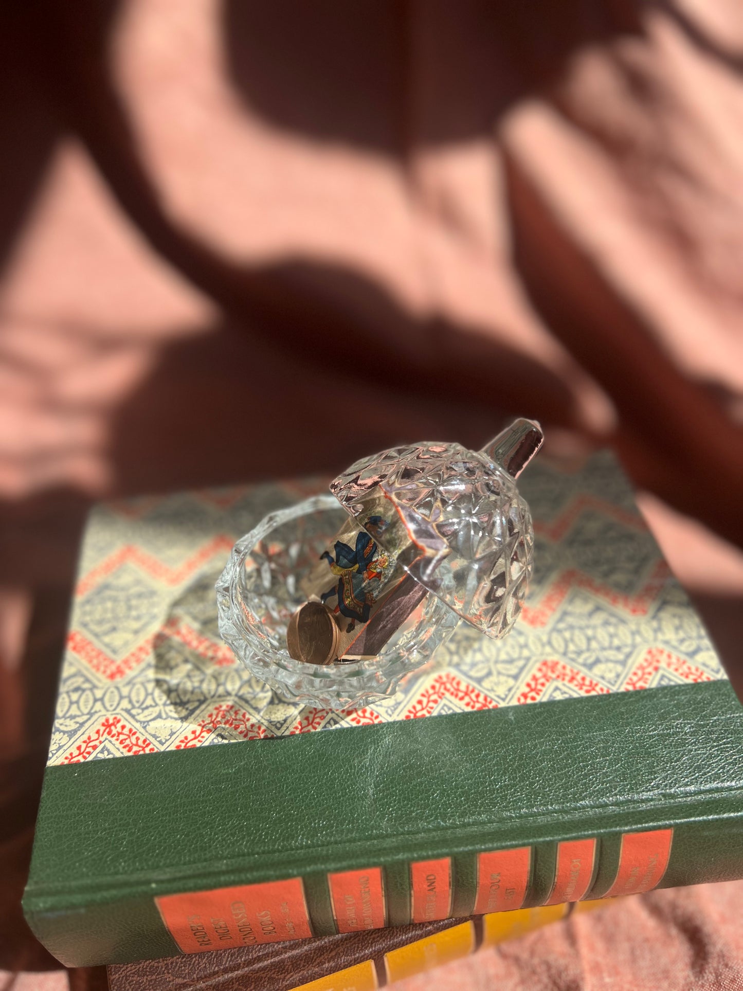 Glass ring dish