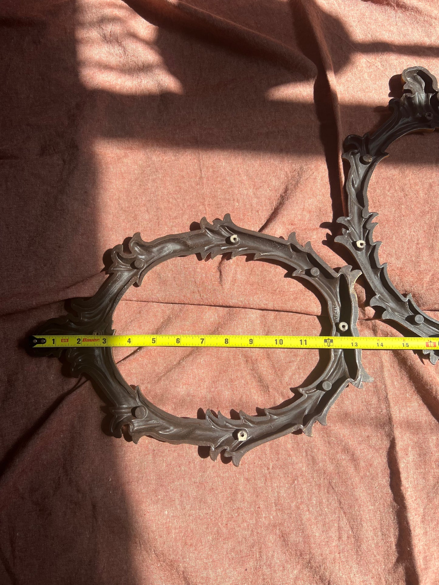 Ornate gold frames