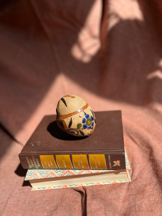 Hand-painted ceramic owl