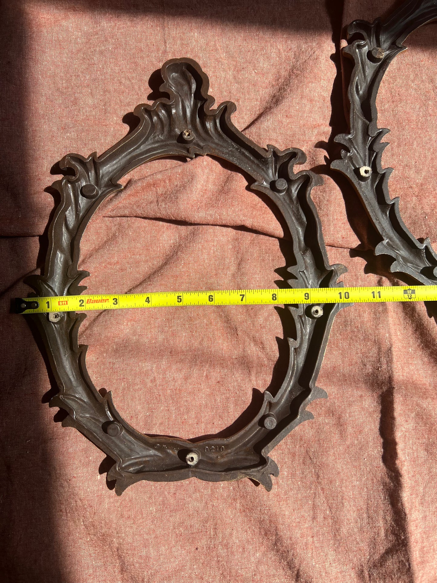 Ornate gold frames