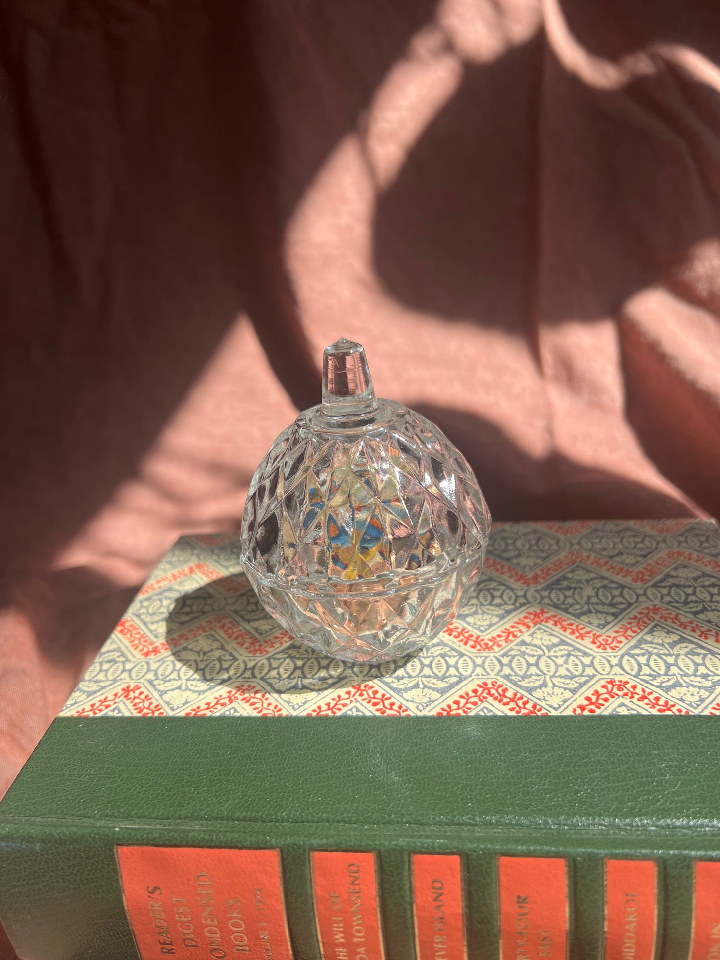 Glass ring dish