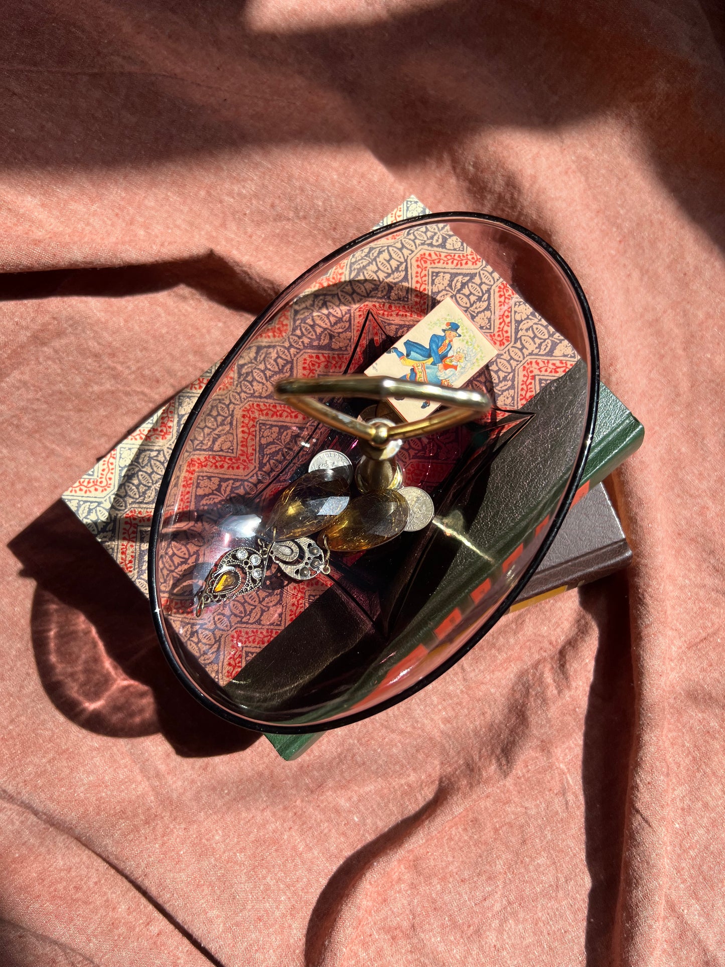 Glass trinket dish
