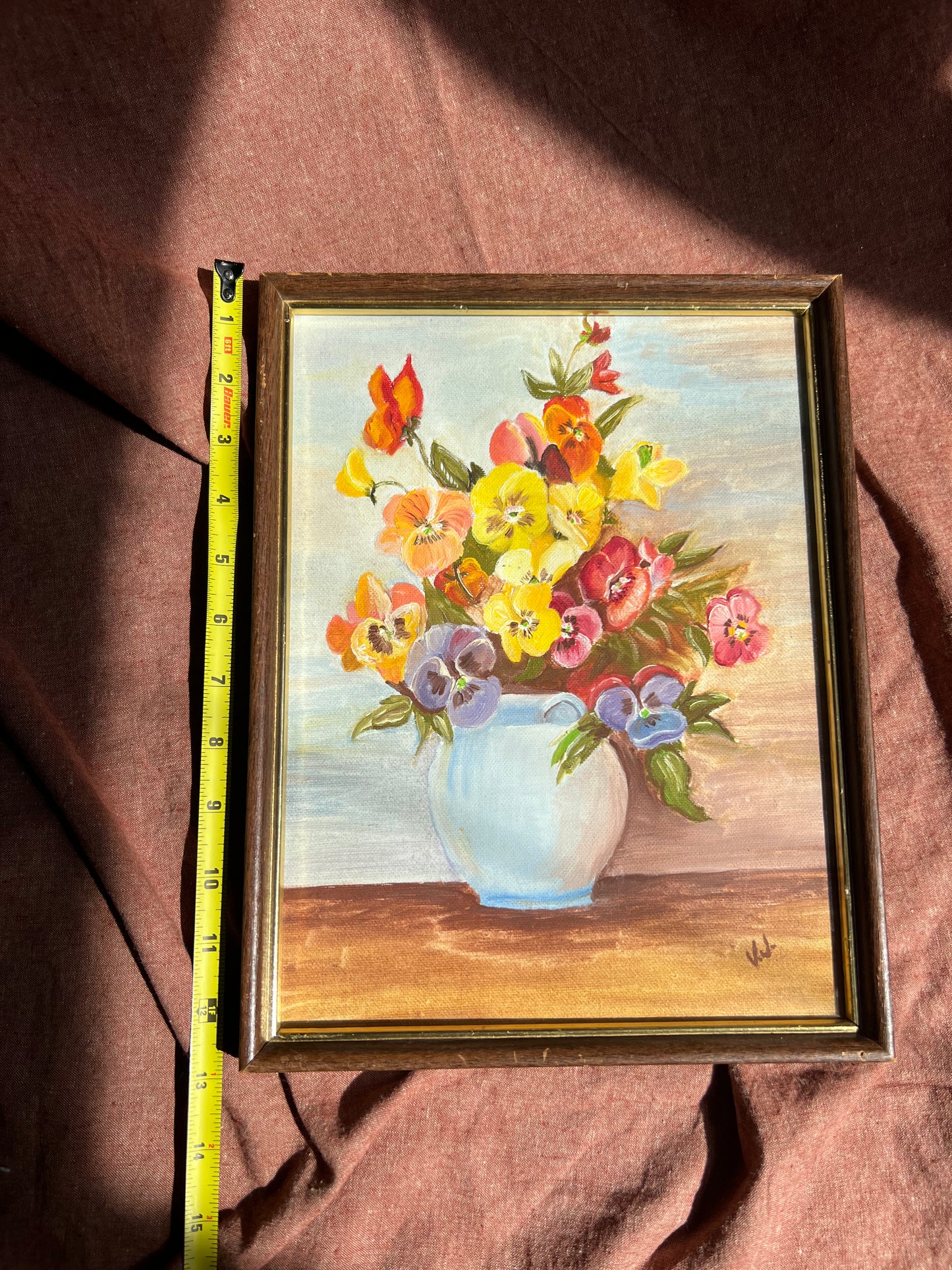 Hand painted oil canvas