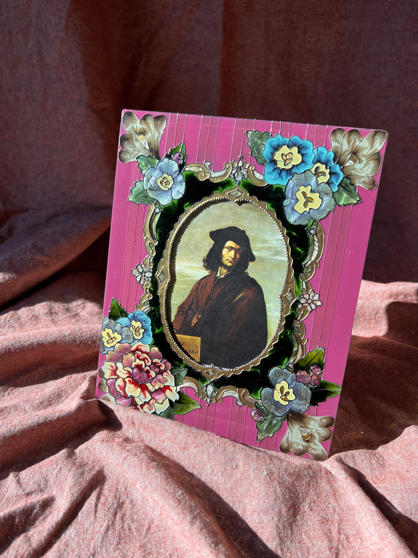 Stained glass frame