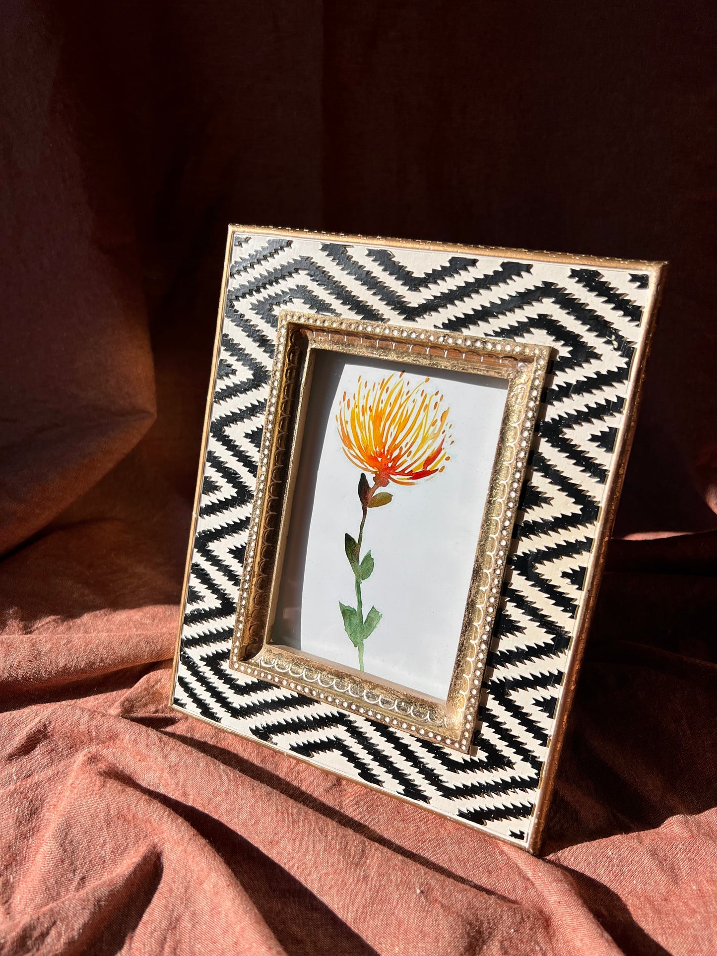 B&W mosaic frame