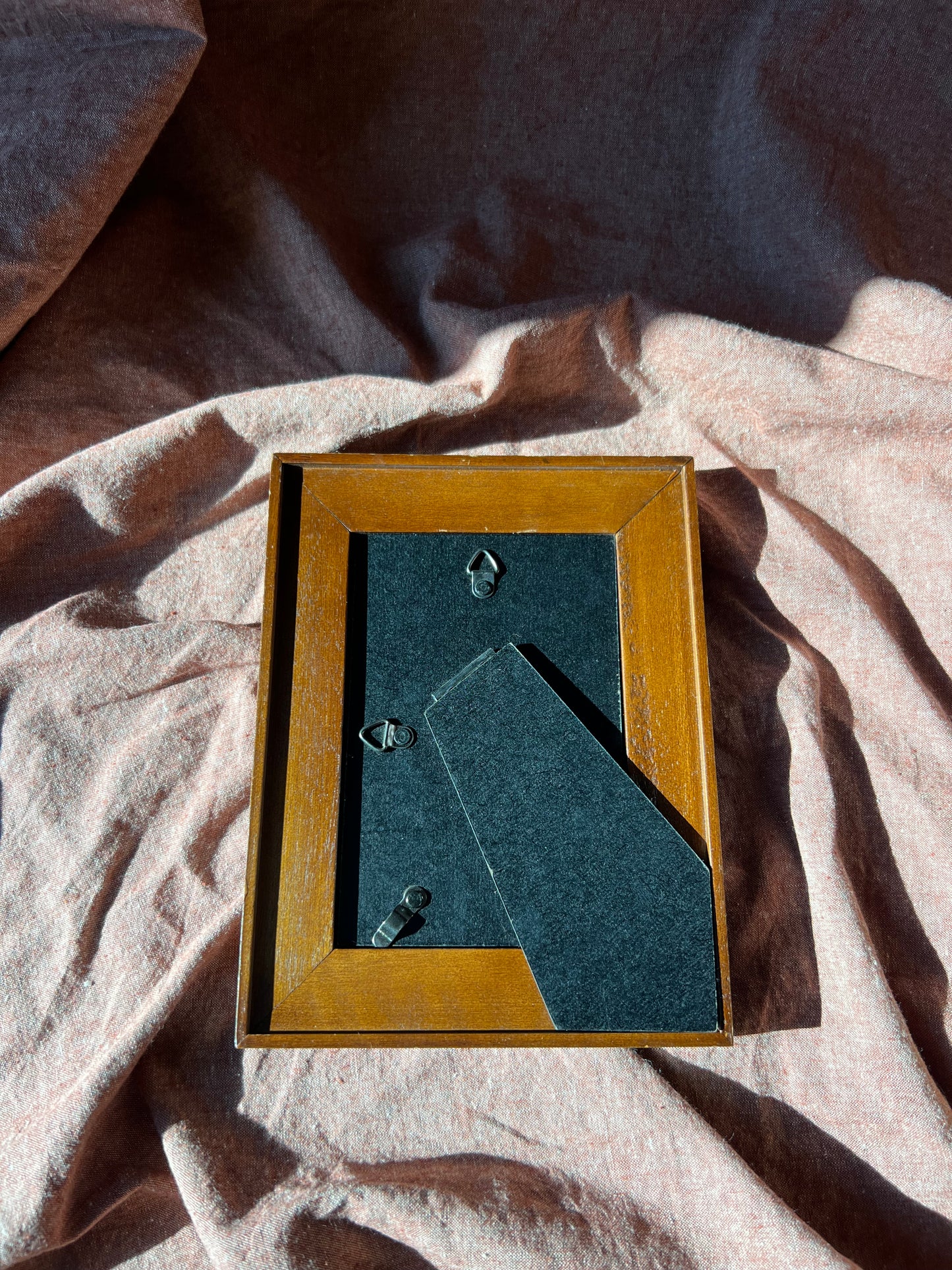 Oak wood photo frame