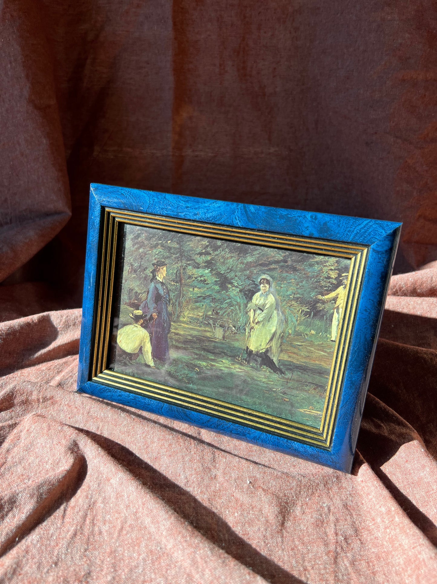 Cobalt blue frame