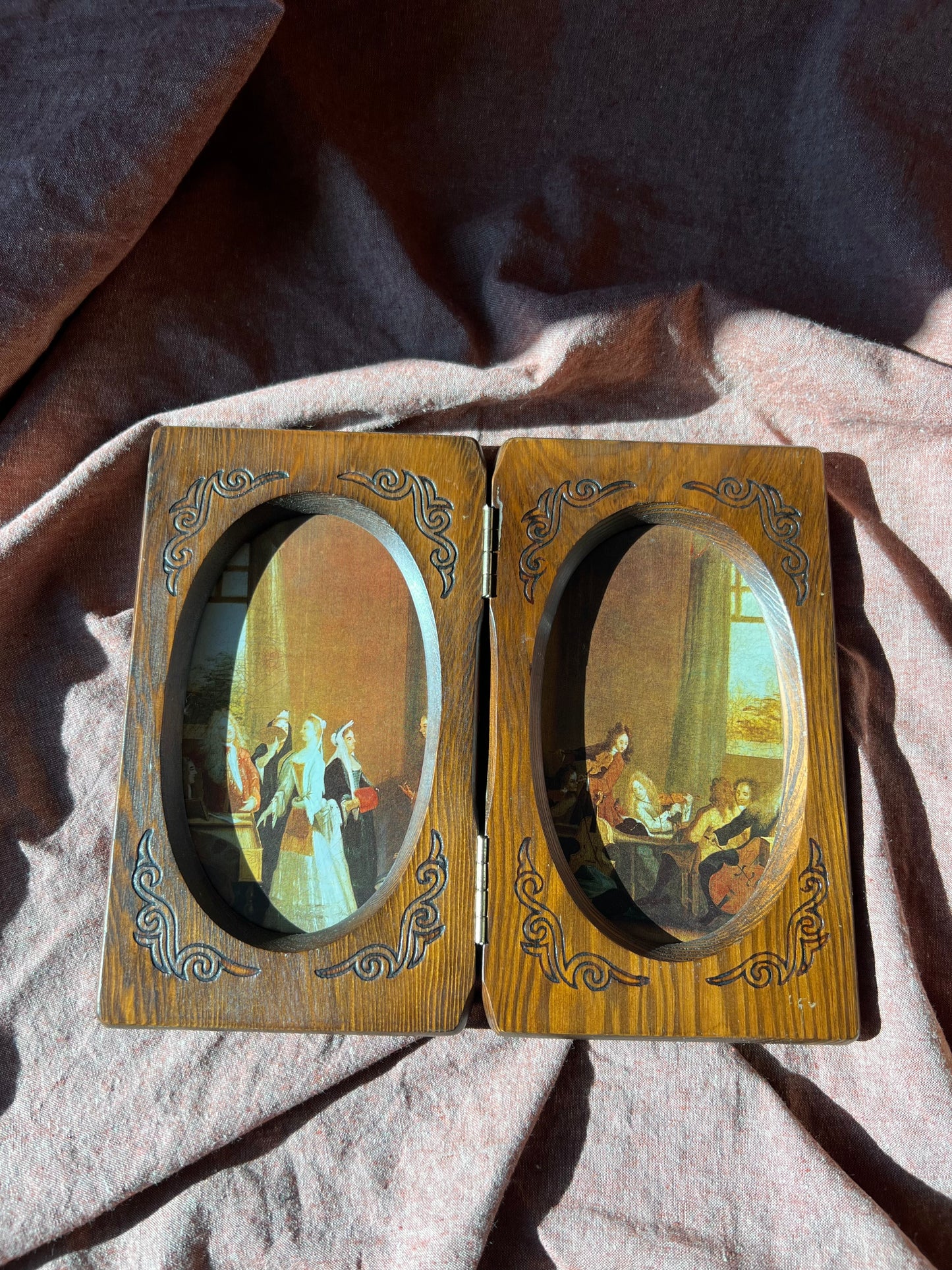 Double wood frame