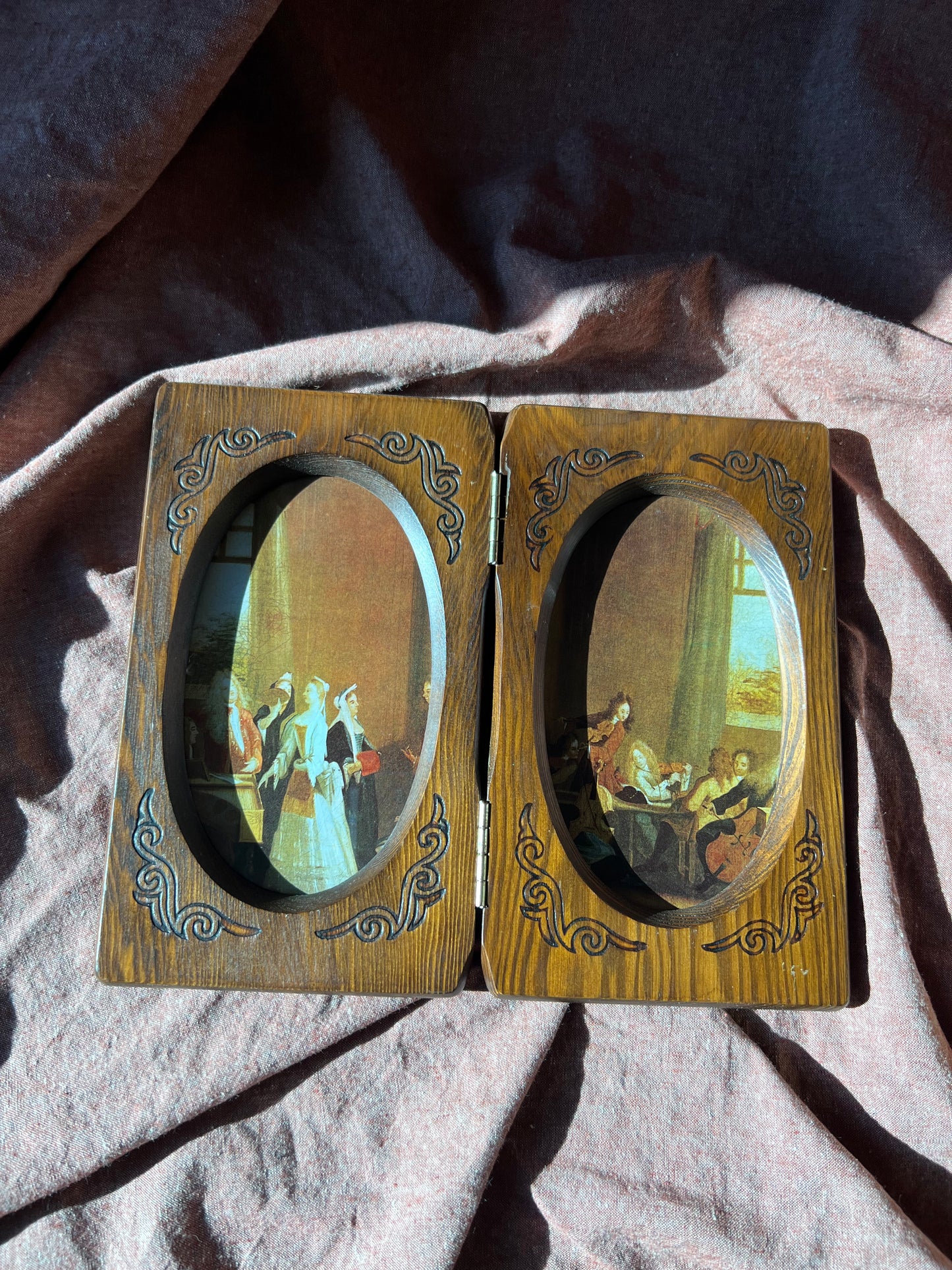 Double wood frame