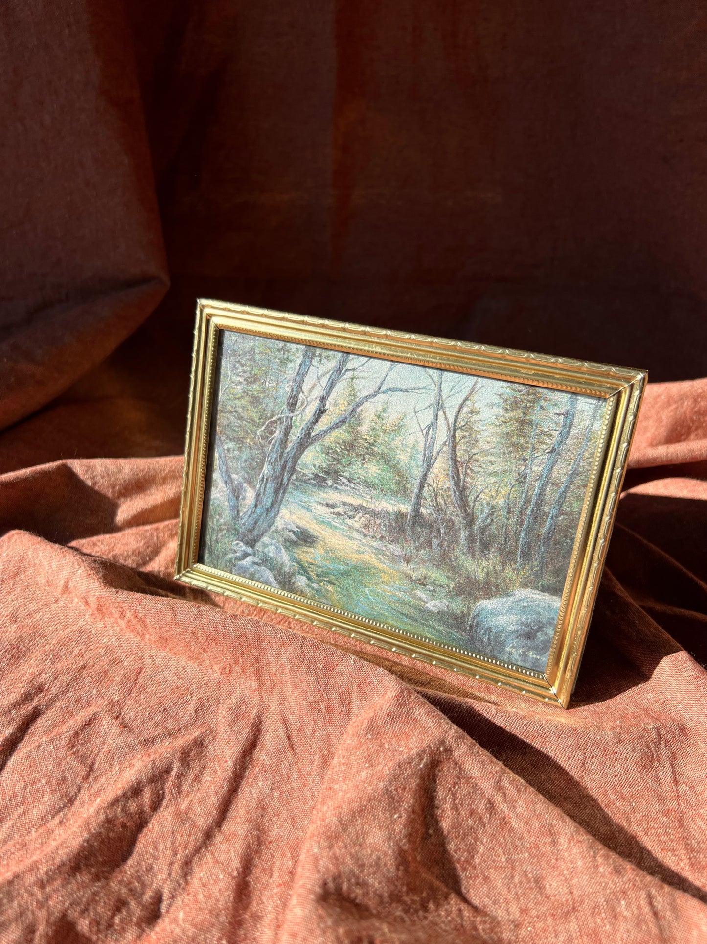 Brass frame