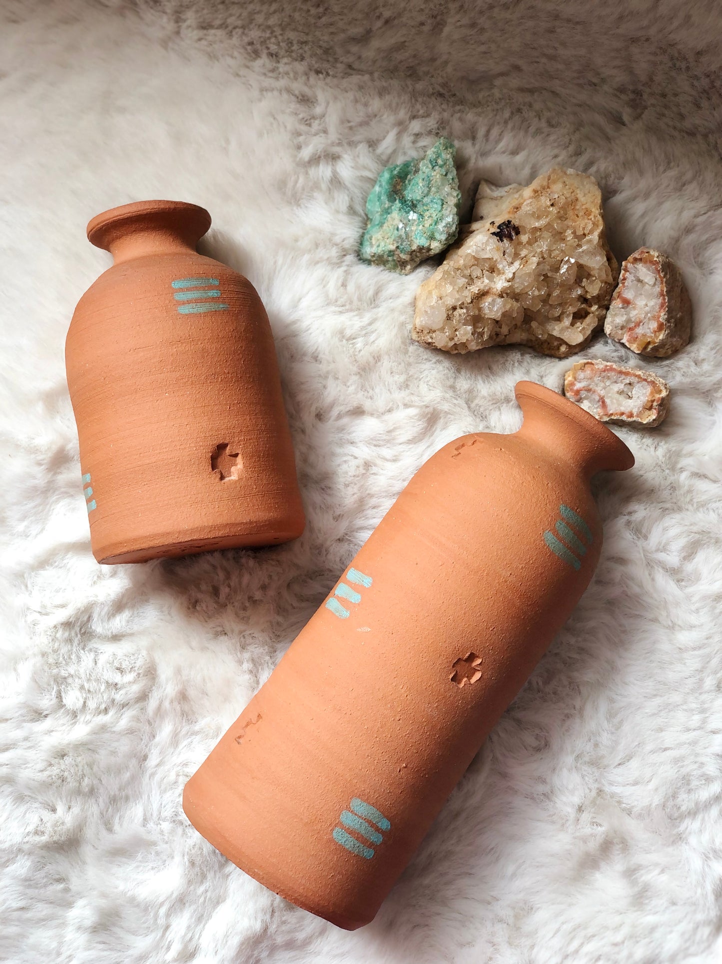 Terracotta vases