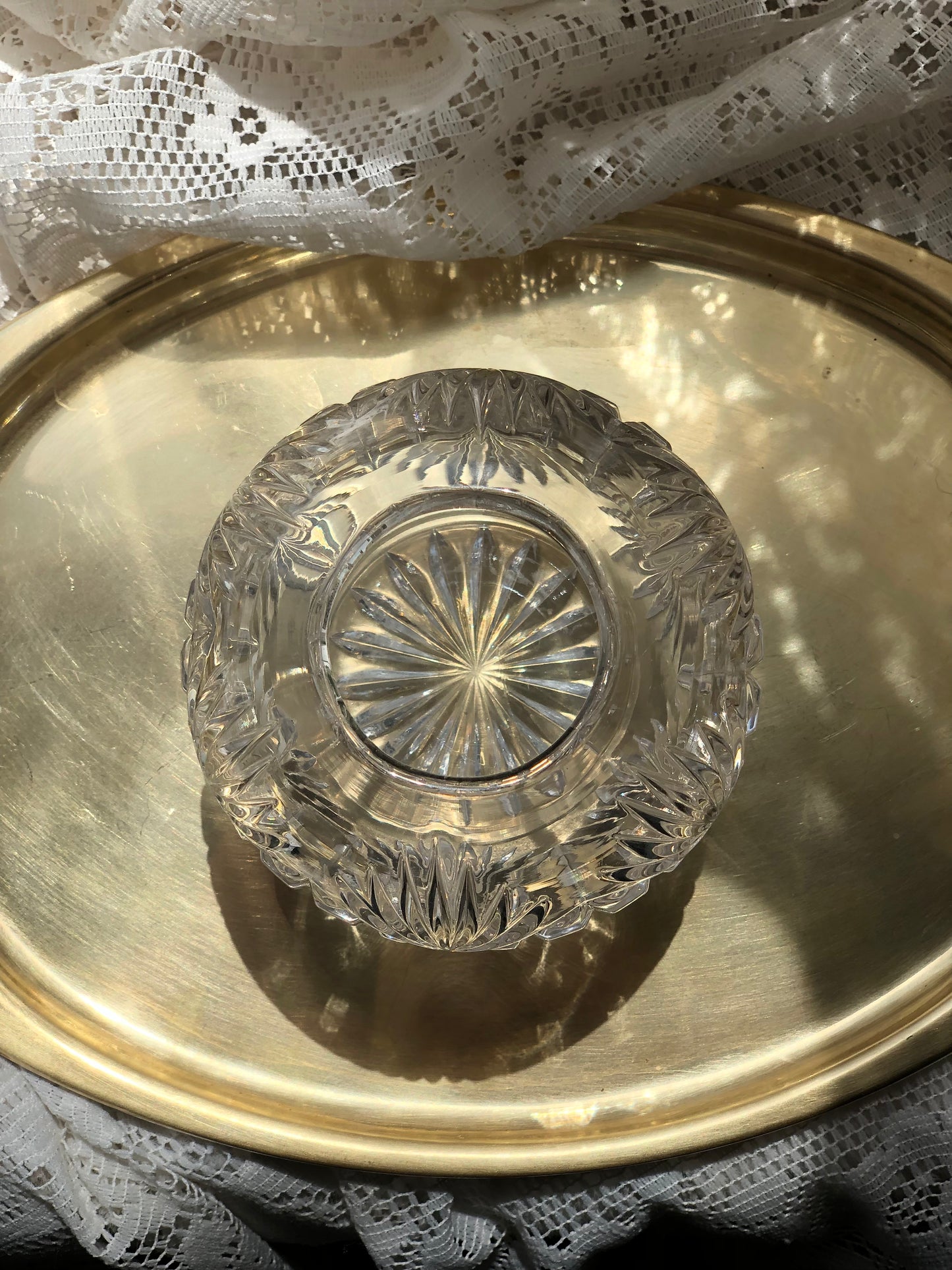 Crystal globe votive