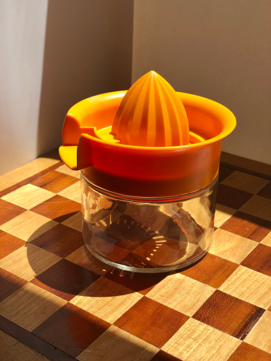 Vintage glass juicer jar