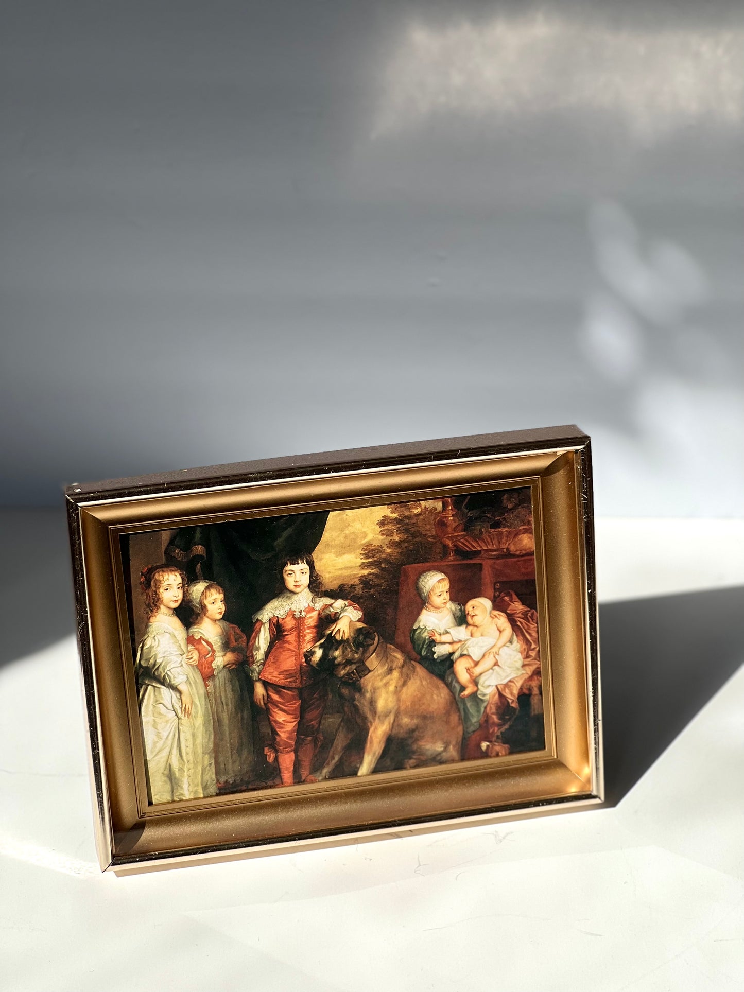 Brass framed art