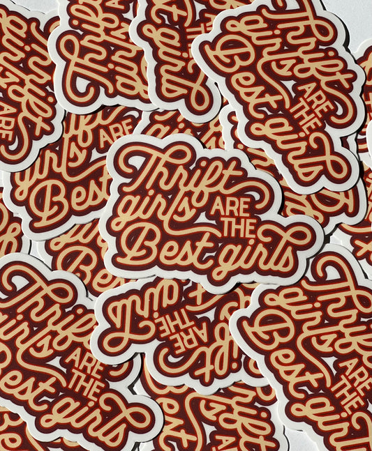 Thrift girls sticker