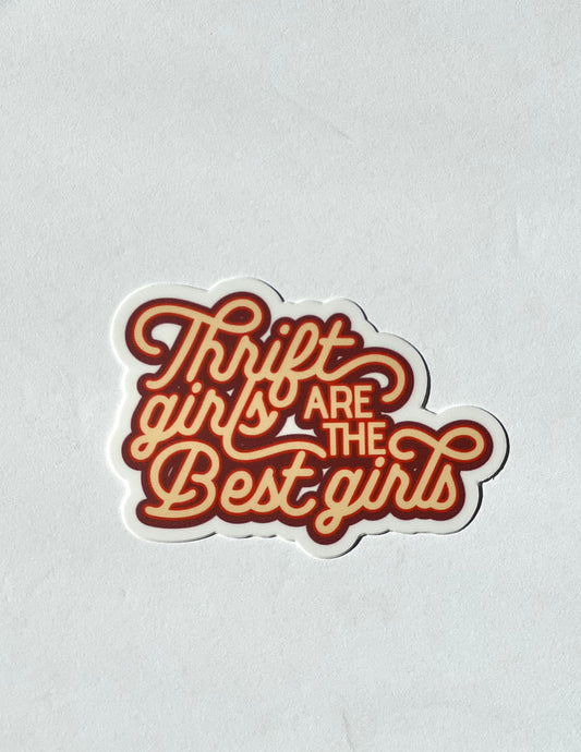 Thrift girls sticker