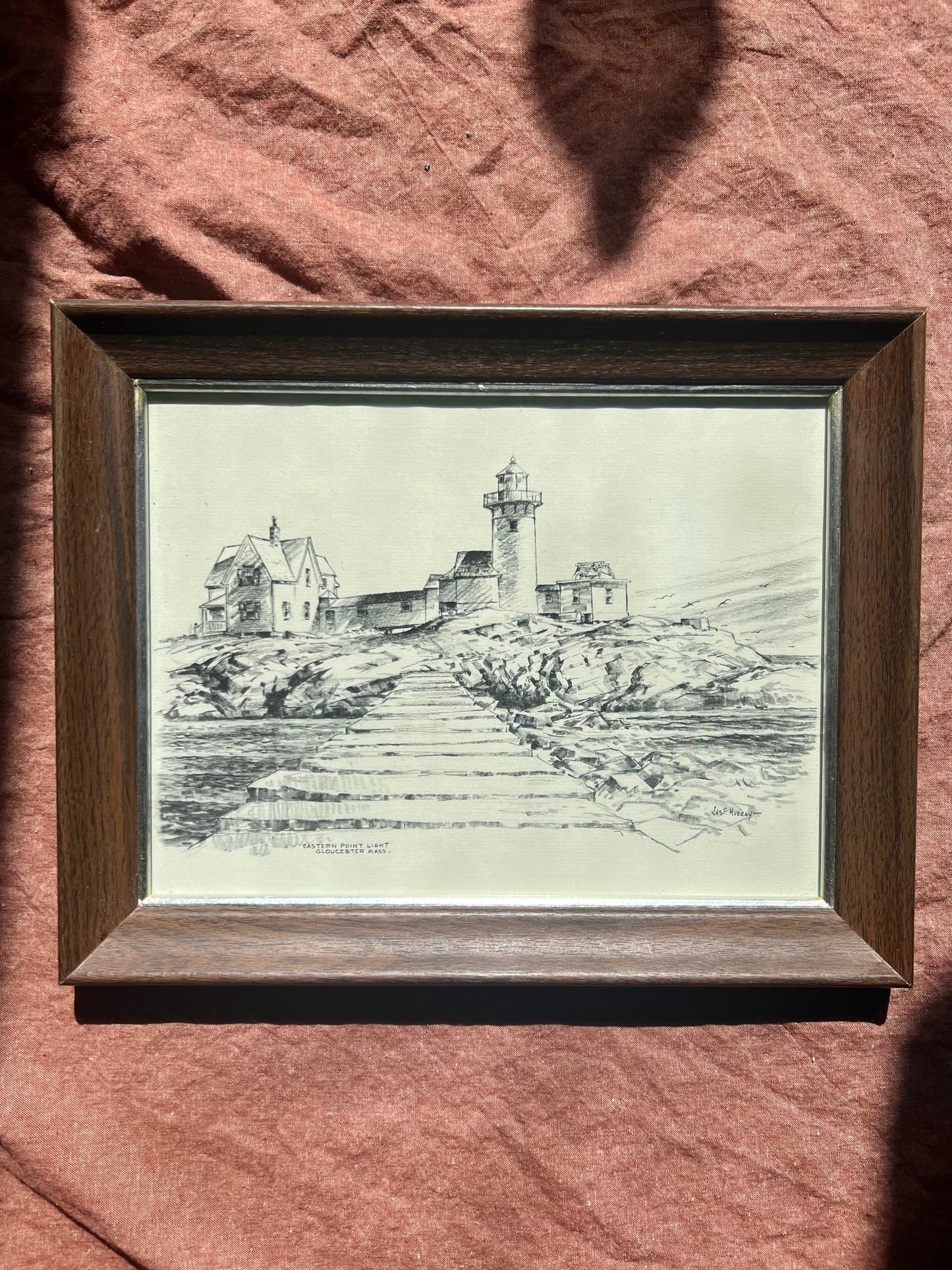 Framed sketch art print