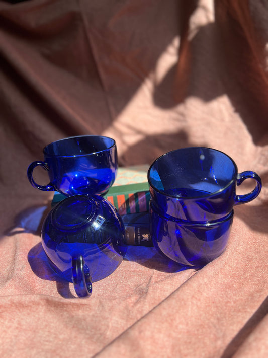 Glass mug set