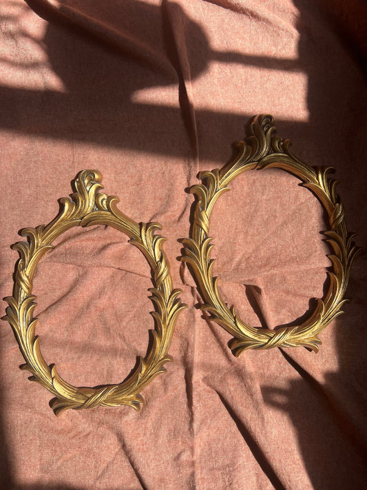 Ornate gold frames