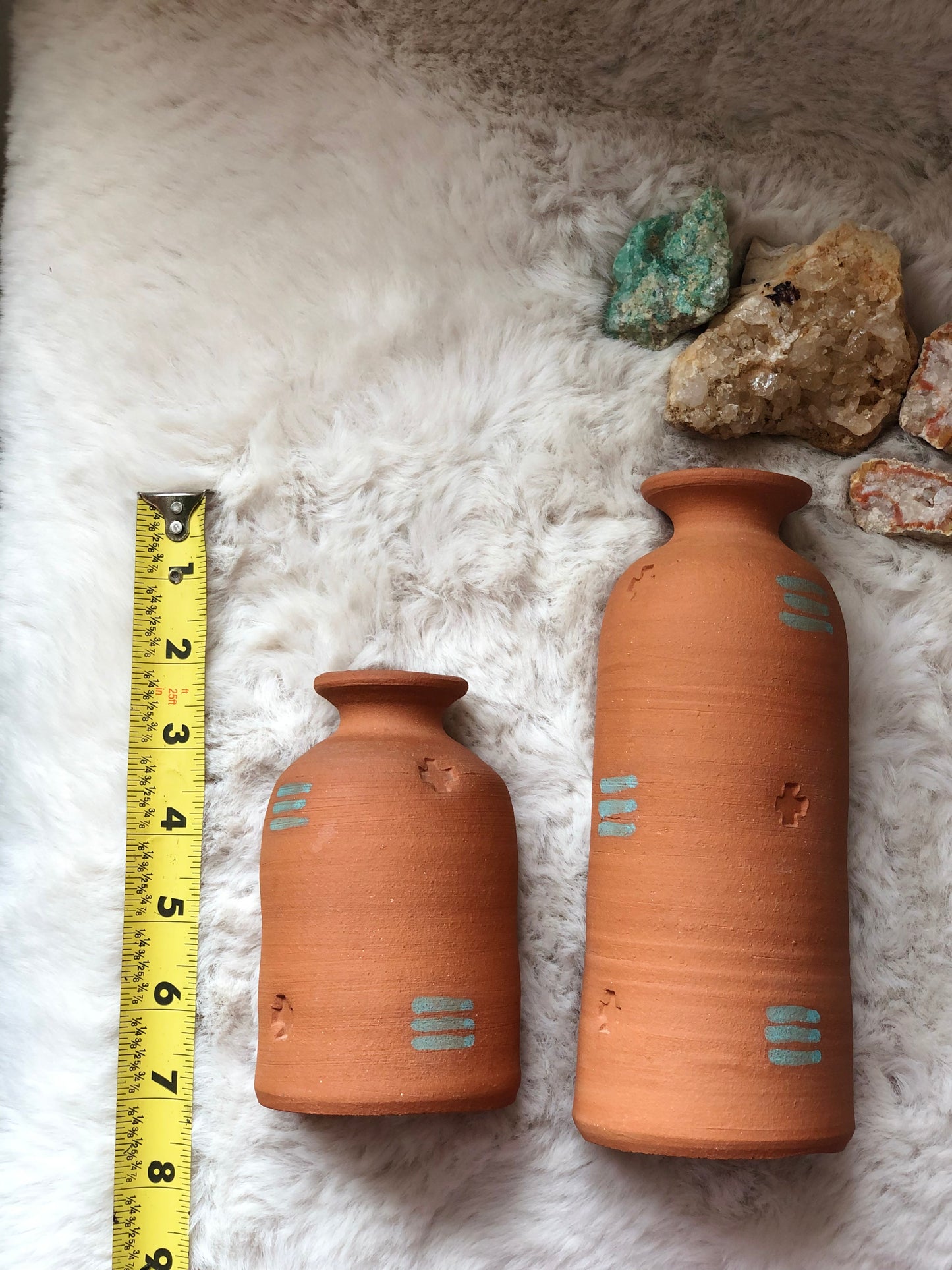 Terracotta vases