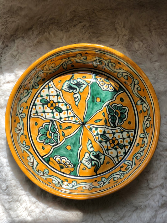 Terracotta serving bowl